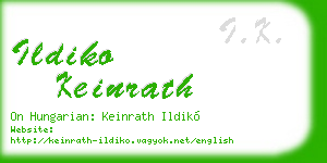 ildiko keinrath business card